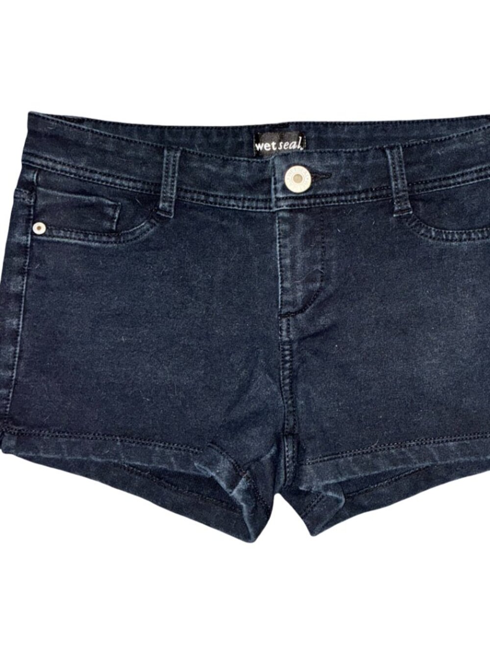 Sz.M*Wet Seal*Black Short-Shorts--Low-Rise